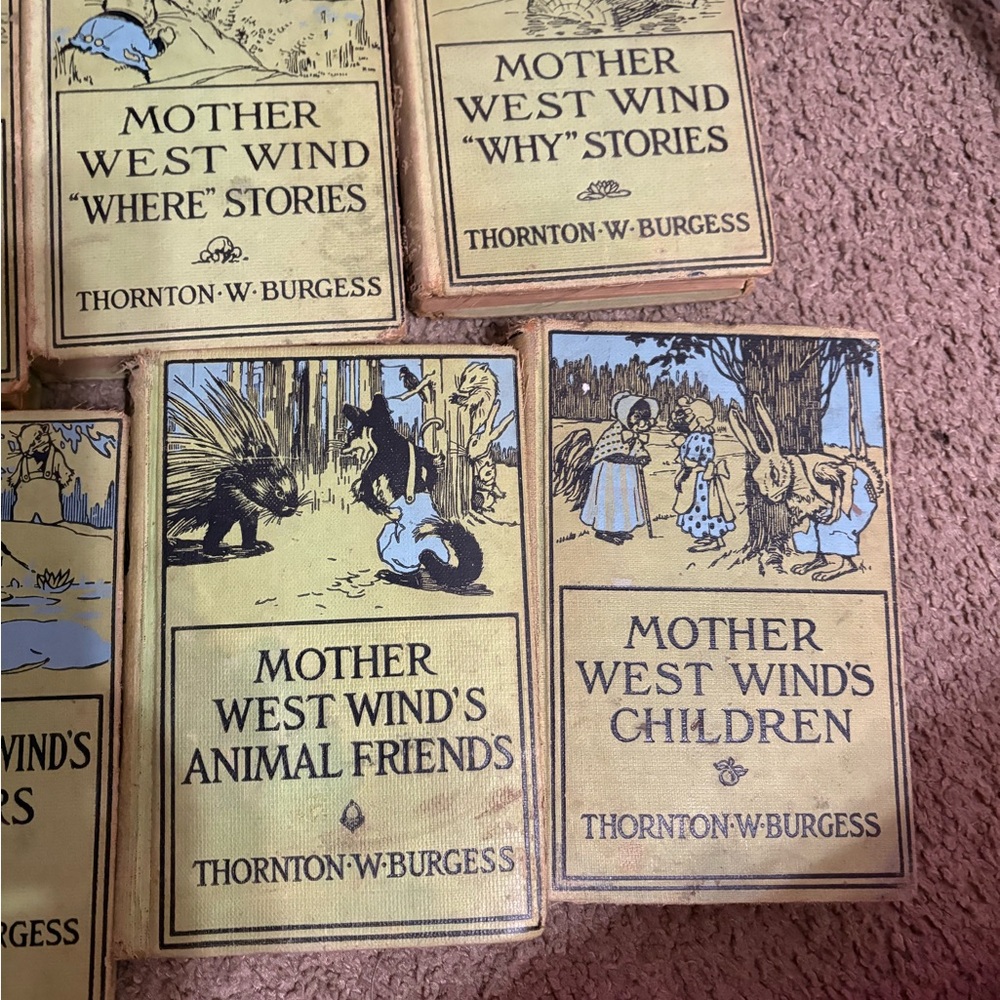 Mother West Wind Book Collection by Thornton W. Burgess